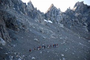 Alpenüberquerung E5 - Aufstieg zur Seescharte