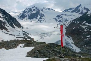 Alpenüberquerung E5 - Blick Richtung Wildspitze