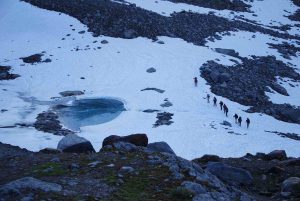 Alpenüberquerung E5 - Früher Start von Braunschweiger Hütte