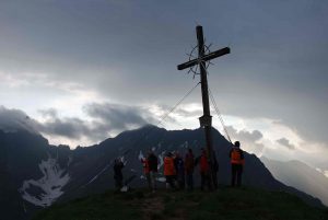 Alpenüberquerung E5 - Gipfelkreuz Seekogel