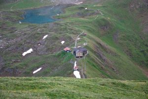 Alpenüberquerung E5 - Memminger Hütte von oben