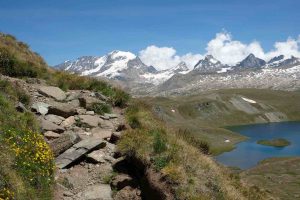 Gran Paradiso Blick vom Lago Rosset