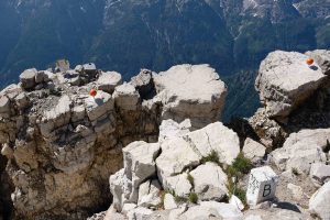 Hochvogel - Riss im Gipfel