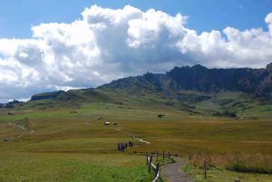 Seiser Alm - Seiser Alm mit Rosszähnen